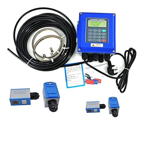 Débitmètre à ultrasons TUF-2000b avec capteurs TS-2 et TM-1 pour mesure précise de l'eau murale