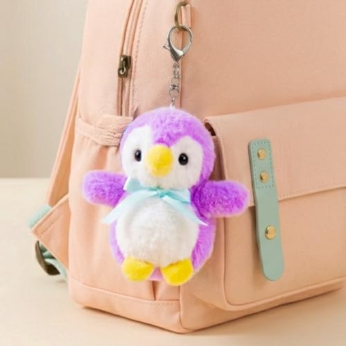 Image of Mirada Penguin Plush Keychain Soft Toy | Mini Plush Toy Bag Charm for Kids & Girls | Cute Soft Toys, Mini Soft Toys, Stuffed Animals, Gift Item, Funny Toy, Party Favors & Return Gifts | 11cm