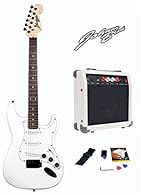 Electric Guitar Kit Everything an aspiring guitarist needs to play electric guitar, packed in one compact solution The guitar features a 22 fret maple neck, solid body, chrome machine heads Includes guitar bag, jack lead, amplifier, digital tuners,st...