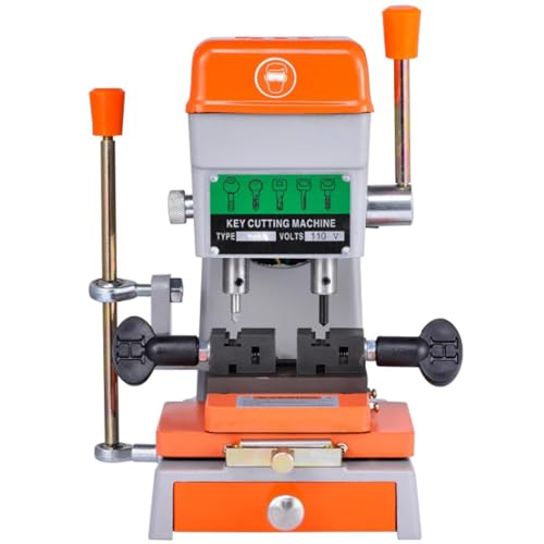 XygZythror MáQuina De Copia De Llaves, MáQuina AutomáTica Vertical De Corte De Llaves para Puertas Y Cerraduras De Coche, MáQuina Copiadora De Llaves Duplicadas