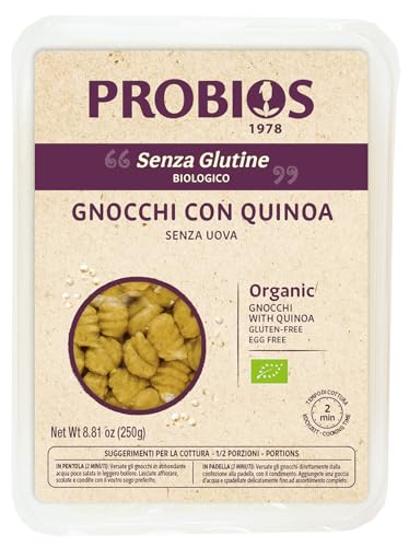 Probios Gnocchi Senza Glutine con Quinoa - Gnocchi di Patate Biologici - Celiaci e Vegani - Facili...