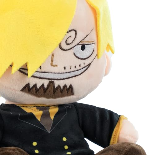 BARRADO - Plush One Piece Impulse - Luffy, Sanji, Zoro, Chopper - 22cm, 8'66" - 16002551 (Sanji), Multicolor, Small - Image 3