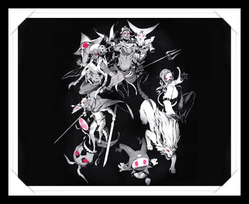  Generico BAZAVERSE - SHIN MEGAMI TENSEI A4 (29,7 x 21) Quadri, Cornici, Poster da Parete - Switch, Anime, RPG, GDR, PS5, Arcane - Fatto a Mano Idea Regalo Cod.04