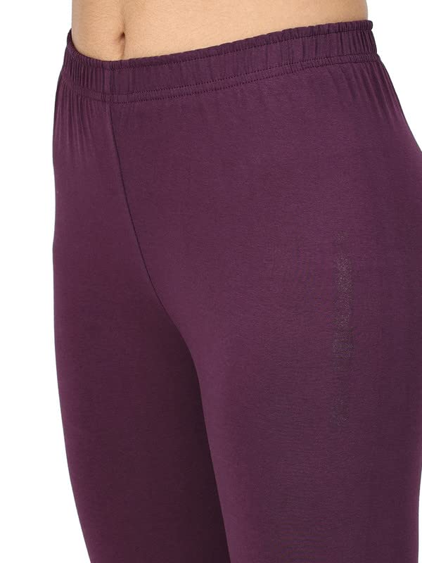 Image of Robinbosky Premium Stretchable Cotton Capri Legging for Women | Suitable for Formal wear & Casual wear | High-End Elastic Makes. The Leggings Squat Proof and Durable for Travel, Yoga, & Workout.