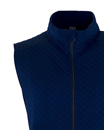 Mens-Collegiate-Full-Zip-Quilted-Vest-Liberty-Flames-X-Large