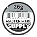 Stainless Steel 316L - 25' - 26 Gauge Wire - 25ft - 0.40mm - 0.016in - Master Wire Supply - Made in USA