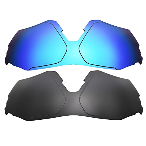 Verres EVZero Range Oakley compatibles de rechange pour lunettes de sport polarisés bleu