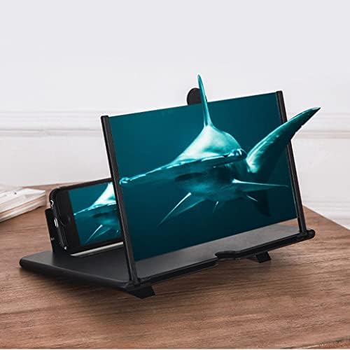 12 Inch 3D Phone Screen Amplifier, Ultra-Clear Mobile Display with Folding Stand, Portable Pull-Out Holder for All Smartphones, Enhance Viewing Experience