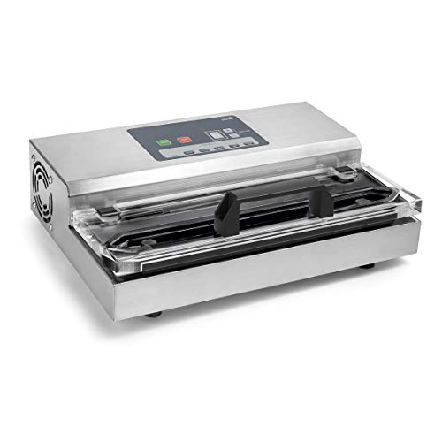Lacor   69530   Envasadora al vacio, Máquina de vacio, Selladora de Alimentos, Acero inoxidable, Libre BPA, Sellado Hermético, 700W, 30cm, Inox