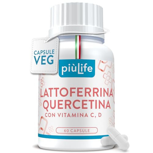 Lattoferrina 200 Immuno Capsule con Quercetina, Vitamina C e...