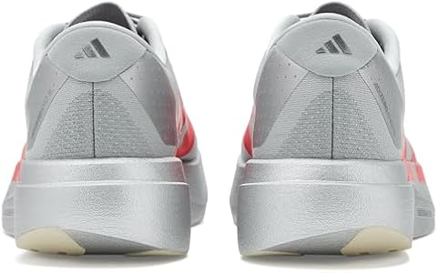 adidas Tênis masculino Adizero Evo Sl M, Prata metálico/vermelho