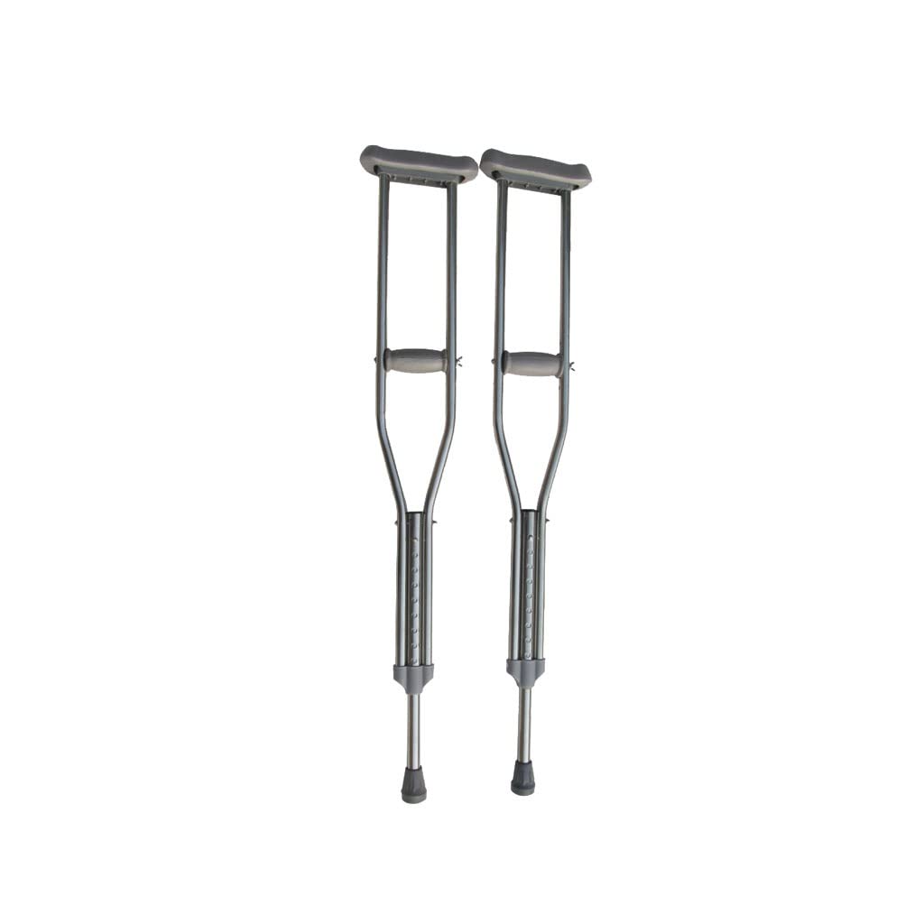 Muletas de Acero Inoxidable for Las Axilas Ayudas for Caminar for discapacitados y Ancianos (Size : 106-118cm)