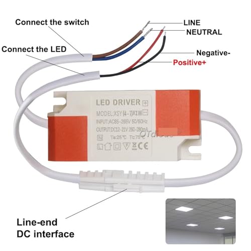 LED Driver 24-36W transformateur haute précision 300mA courant constant - 3