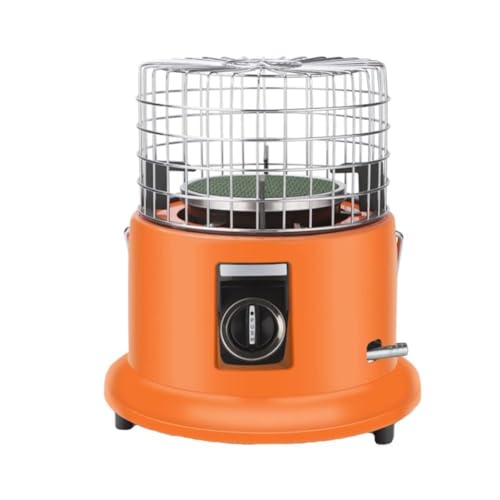 Chauffage multi-combustibles - Design portable 3 en 1 pour chauffage, ébullition et grillades - Flamme réglable compatible avec charbon, mazout et GPL