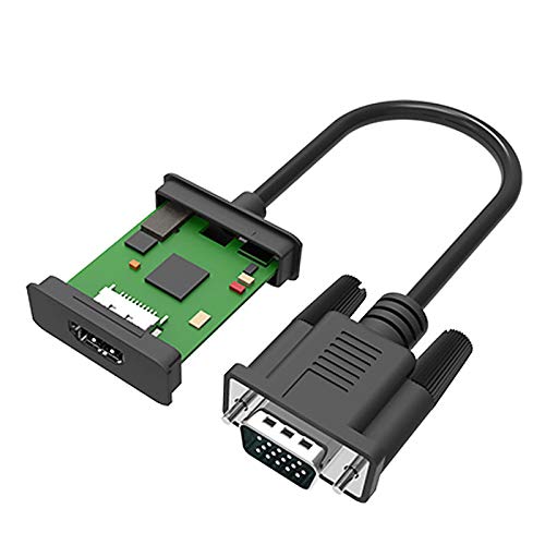 PassBeauty ONTEN VGA To HDMI Converter Cable Adapter With Audio For PC Laptop TV Box Projector