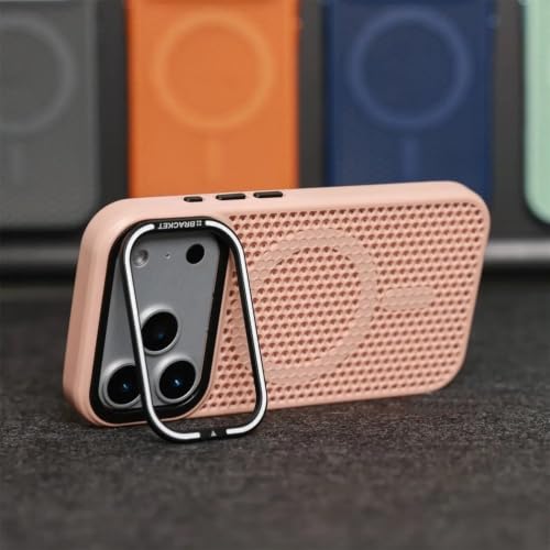 �ڂɌ����Ȃ������Y�X�^���h �n�j�J���O���b�h���b�V����p�P�[�X iPhone �p 17 16 15 14 13 12 Pro Max 15 Plus �ϏՌ��}�O�l�b�g�J�o�[�A�s���N�AiPhone �p 16 Pro Max �p