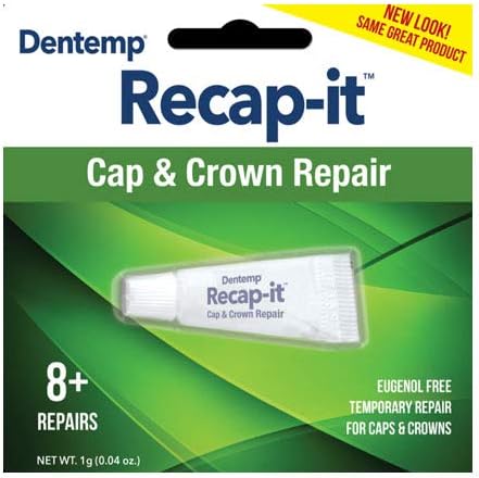 Recapit Recapit Loose Cap Dental Repairs, 2 Count, 1.92 Ounce