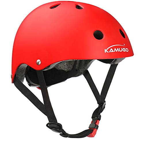 KAMUGOKids Bike Helmet,Toddler Helmet Adjustable Kids Bicycle Helmet Girls Or Boys Ages 2-8/8-14 Years Old Multi-Sports for Cycling Skateboard Scooter