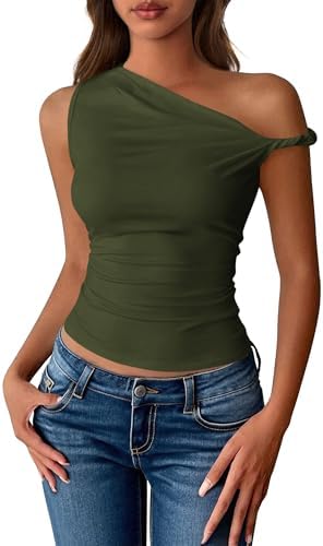 BTFBM Off The Shoulder Tops for Women 2026 Cute Summer Casual Sleeveless Slim Fit y2k Spring Outfits Going Out Tank Top