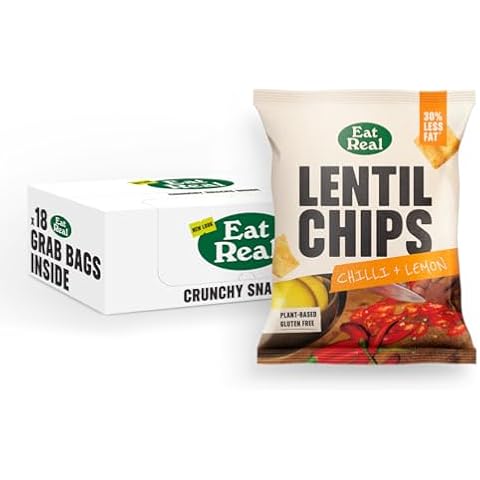 Eat Real Lentil Chips with Chilli & Lemon Cover