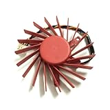 ZPZOZDR Pièces d'ordinateur Portable Refroidisseur de Carte vidéo VGA GPU HD4830/4850 PLD06010B12HH, Ventilateur 4 Broches pour ATI pour Dataland pour Powercolor HD4830 HD 4850