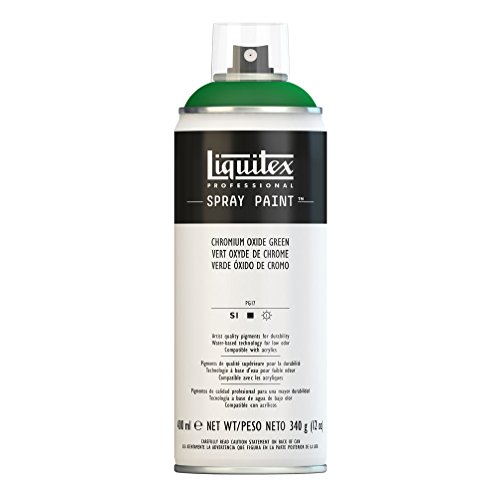 Liquitex 4450166 Professional Acryl Spraydose 400ml – Chromoxidgrün – Lichtecht, frostbeständig, mattes Finish, für Innen- & Außenbereich