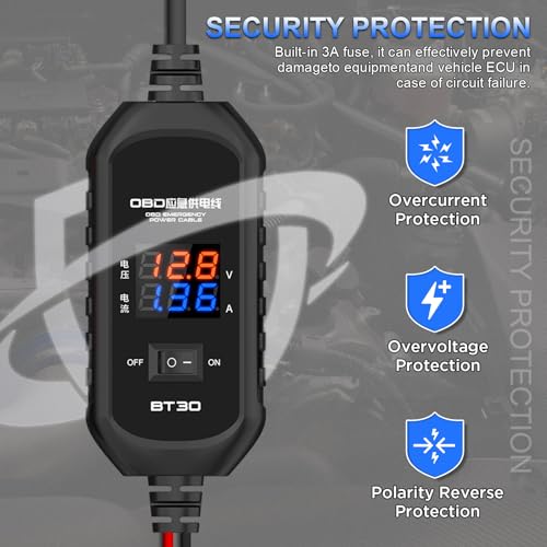 Cable OBD2 de alimentación de emergencia contra pérdidas de memoria de coche 4