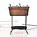 BREKX Copper Finish Aspen Hammered Galvanized Beverage Tub with Stand - 25 Quart