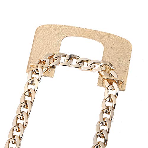 World One ABC Gold Plated Men Jewelry Necklace Miami Turnover Chain, Fans Gift4