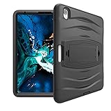 Caseitnow - 2018 iPad Pro 11 inch Case - Military Grade Drop Protective Hard Case with Kickstand Compatible with Apple iPad Pro 2018 11 inch (Black)