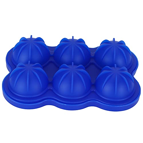 Molde para cubitos de hielo de silicona Zerodis 6 compartimentos azul oscuro miniatura 5
