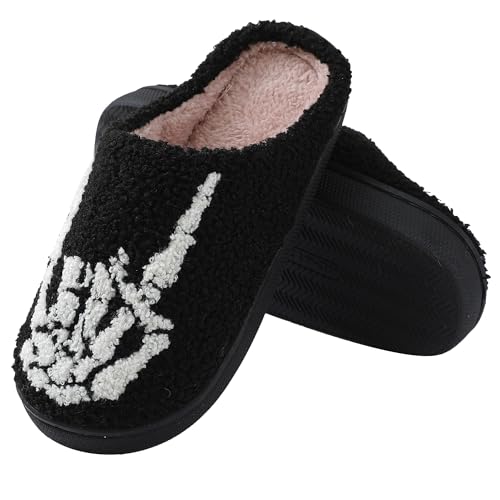Image of Comfy Elastic Slippers for Women Men,Memory Foam Soft Plush House Slippers