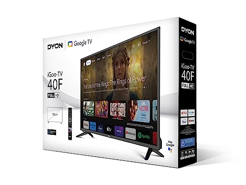 DYON iGoo-TV 40F 100cm (40 Zoll) Google TV (Full-HD, HD Triple Tuner, Prime Video, Netflix, Google Play Store für DAZN, Disney+, Apple TV+, Paramount+, waipu.tv UVM., Google Assistant) [Mod. 2023] – Bild 5