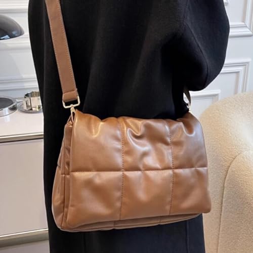 Puffer Tote Bag for Women Large Quilted Carryall Padding Crossbody Bag Soft Puffy Hobo Handbags Puff Purse2