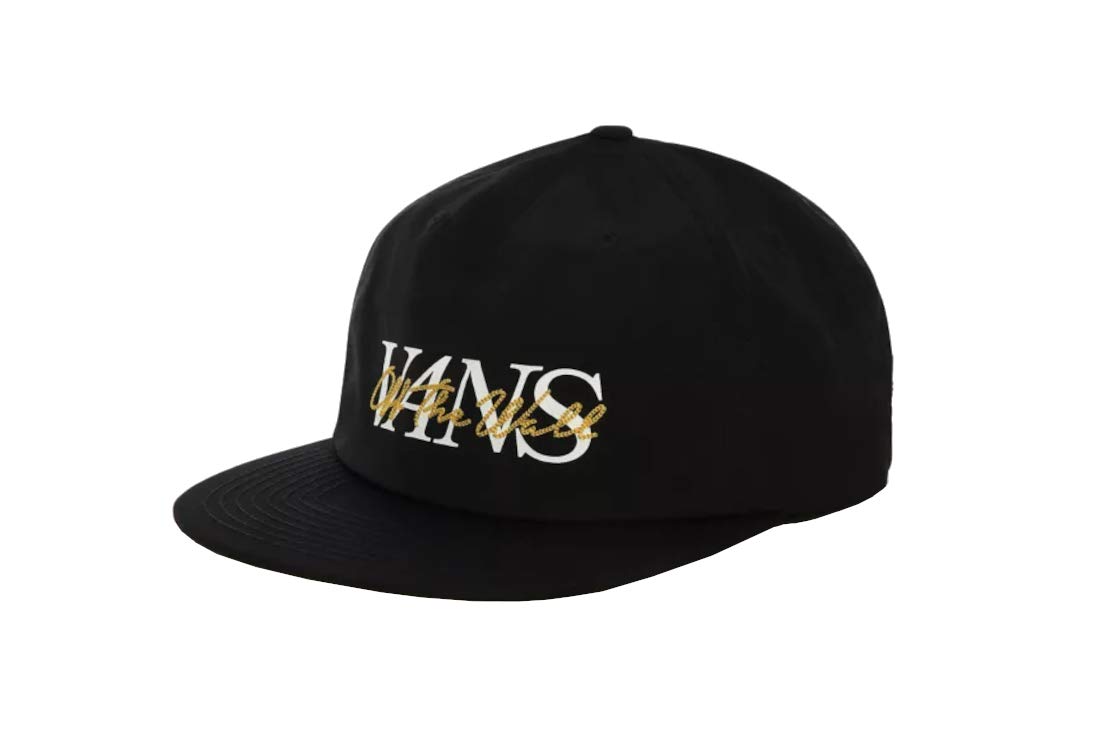 VansCap with a Visor, Black, One Size Men's
