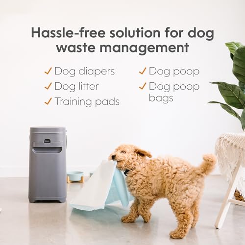 Pet Genie Pail | Dog Waste Disposal System for Outdoor and Indoor Odour Control | Dog Poop Trash can | Includes 1 Square Refill Bag That Lasts up to 2 Months - Image 5