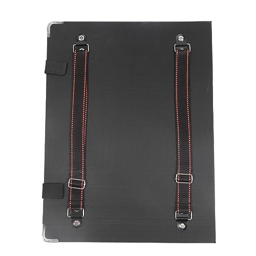 ETAINGYEUN Art Portfolio Case Protective Strong Wood Shoulder Strap For Some people And Adults Black 15.7 Inches X 11.8 Inches