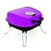 Produktbild Nexos Mini Koffer-Grill Holzkohlegrill für Garten Terrasse Camping Festival Picknick Party BBQ Barbecue ca. 34 x 36 cm Grillfläche lila