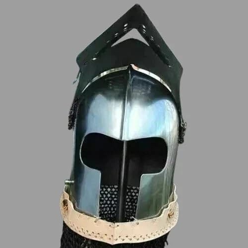 New Medieval Armor Barbuta Fighting Helmet Knight 18 Gauge Steel Helmet