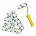 61 Piece Small Paint Roller 4 inch with Frame Set, 1/2
