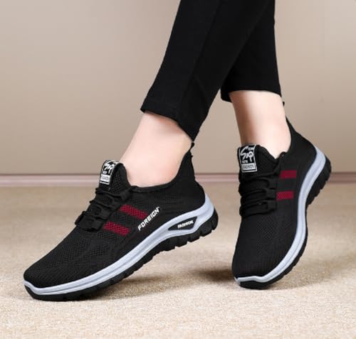 Women's Breathable Mesh Running Shoes Lightweight Non-Slip Cushioned Supportive for Workout and Casual Wear3