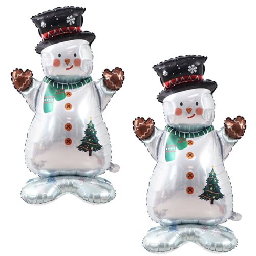 Santa Balloon for Decorations (Stand Snowman)