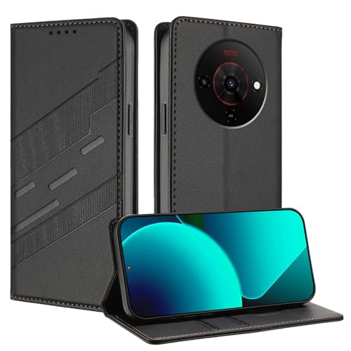 TAUYN Housse Folio en Cuir pour ZTE Blade A76 5G, Premium PU/TPU Cuir Portefeuille Etui Housse,...