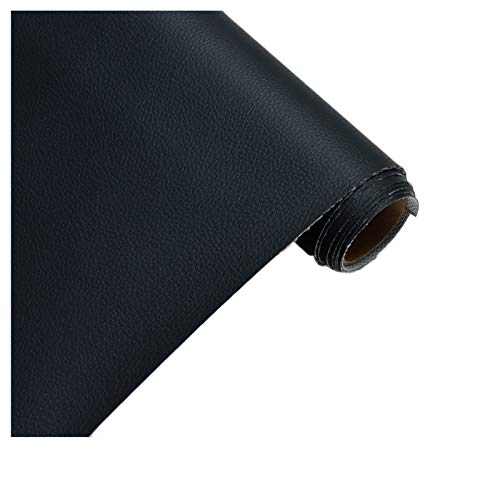 Tissu simili cuir noir pour rénover vos sièges auto et chaises de salon