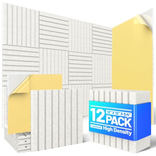 Image of 12 Pack Sound Proof Foam Panels for Walls, Acoustic Panels Self-Adhesive