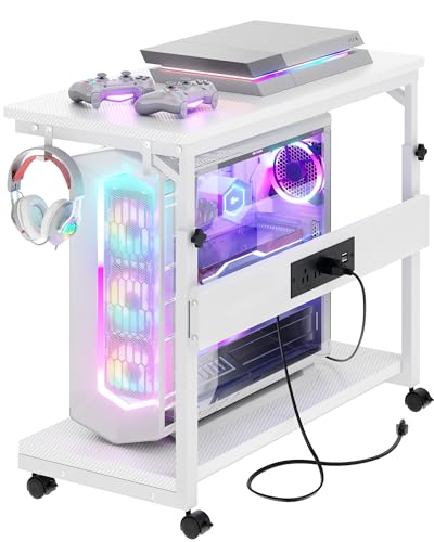 Support de PC sous bureau Armocity chariot informatique et console - 2