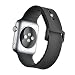 Apple Watch Band, HuanlongTM Soft Silicone Sport Style Replacement Iwatch Strap for Apple Wrist Watch (Black 38mm S/m)