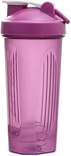 Shaker Cup 600ml Portable Bottle for Gym & Protein Shakes Mixes | 600ml shaker with built-in scale for precise powder portions, twist-lock lid, leak proof, ideal for protein shakes.