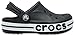 Crocs Kids' Bayaband Clog, Black, 4 Toddler
