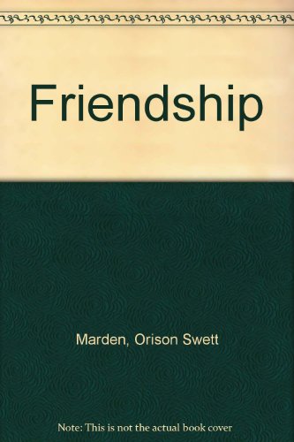 Friendship B002VGD2OW Book Cover